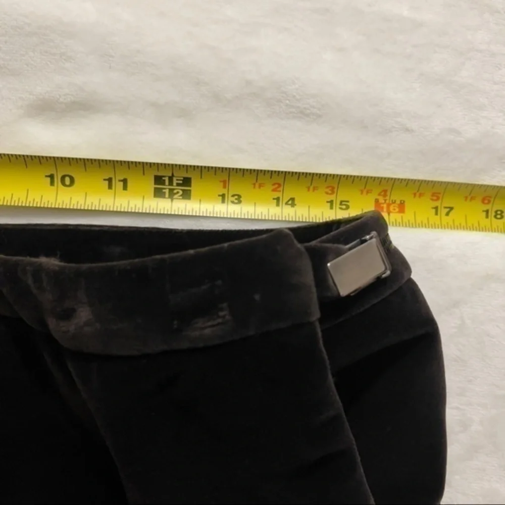 Neil Barrett Womens Dark Brown Velvet Pants Size 44 Italy